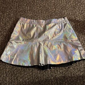 Kids' Holographic Skort